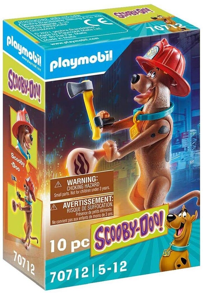 Playmobil - Scooby Doo Collectible Firefighter Figure (Fig)