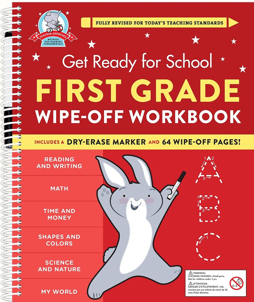 Heather Stella - Get Ready For School First Grade Wipe Off Workbook