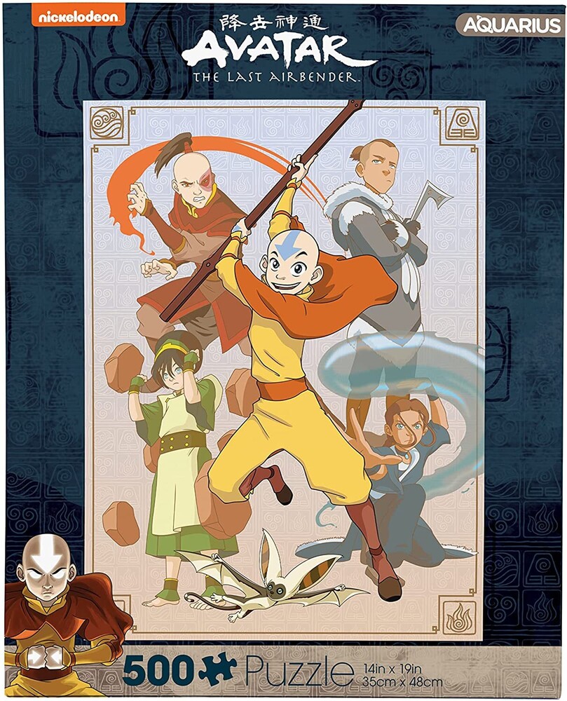 Avatar the Last Airbender Cast 500 PC Puzzle - Avatar The Last Airbender Cast 500 Pc Puzzle