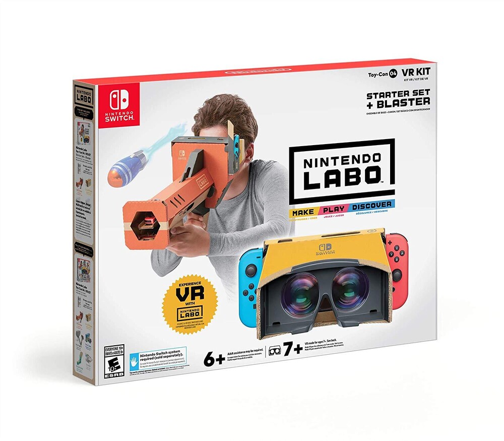 Swi Labo: Vr Kit + Starter Set + Blaster - Nintendo Labo Toy-Con 04: VR Kit - Starter Set + Blaster for NintendoSwitch