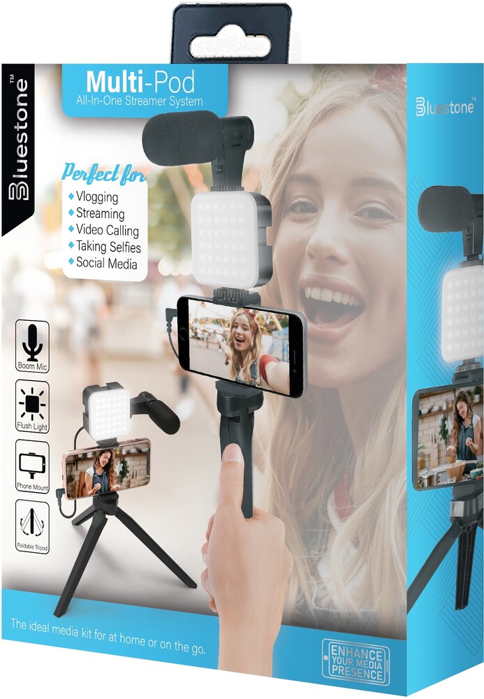 Bluestone Sk7Bk Vlogger Multipod Pro Vlogger Kit - Bluestone Sk7bk Vlogger Multipod Pro Vlogger Kit