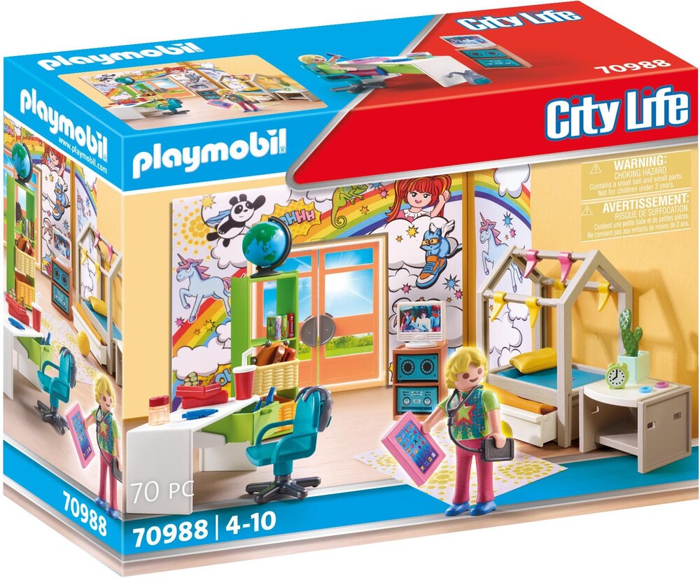 Playmobil - City Life Deluxe Teenagers Room (Fig)