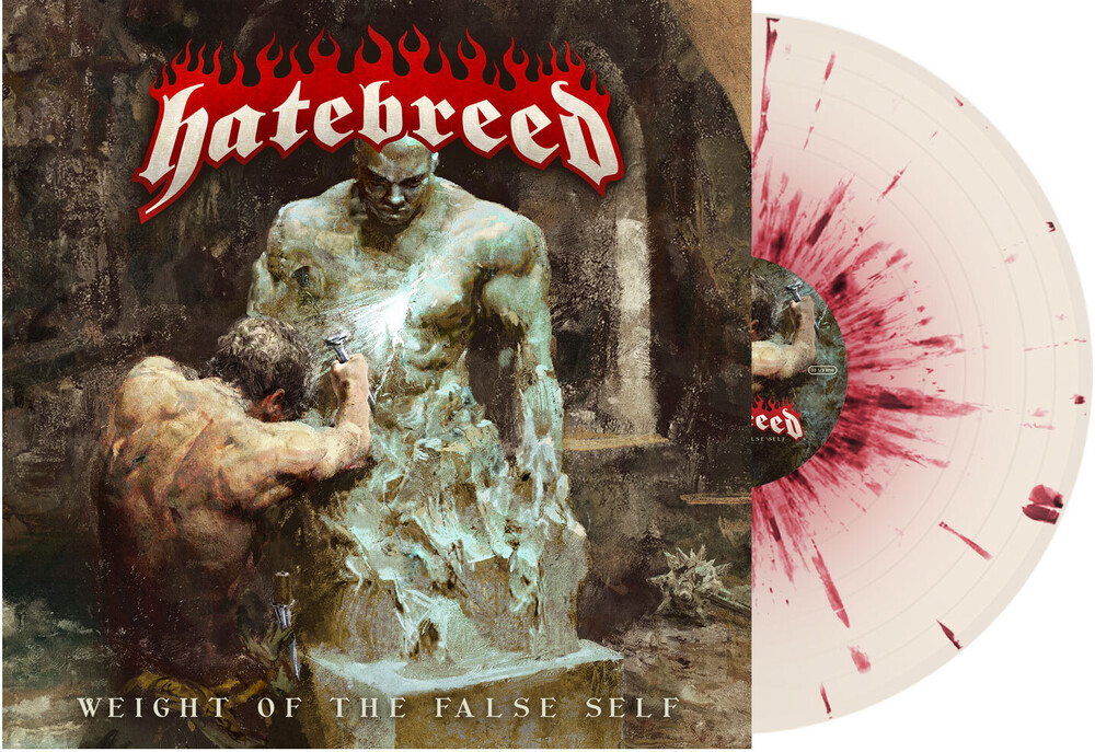 Hatebreed - Weight of the False Self (Bone w/ Blood Splatter)