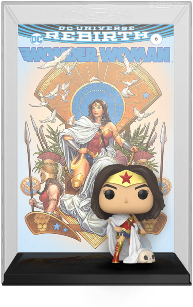 Funko Pop! Vinyl Comic Cover: - Wonder Woman 80th-Wonder Woman (Rebirth) On Throne