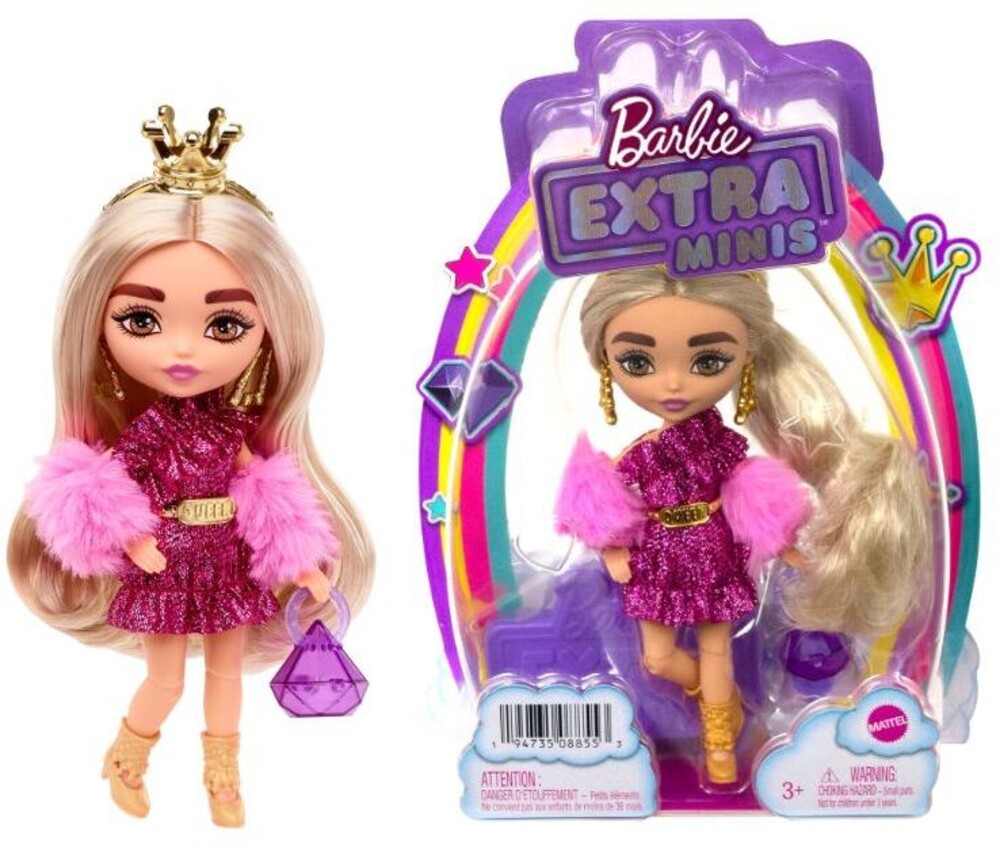Barbie - Barbie Extra Mini Doll With Gold Crown (Papd)