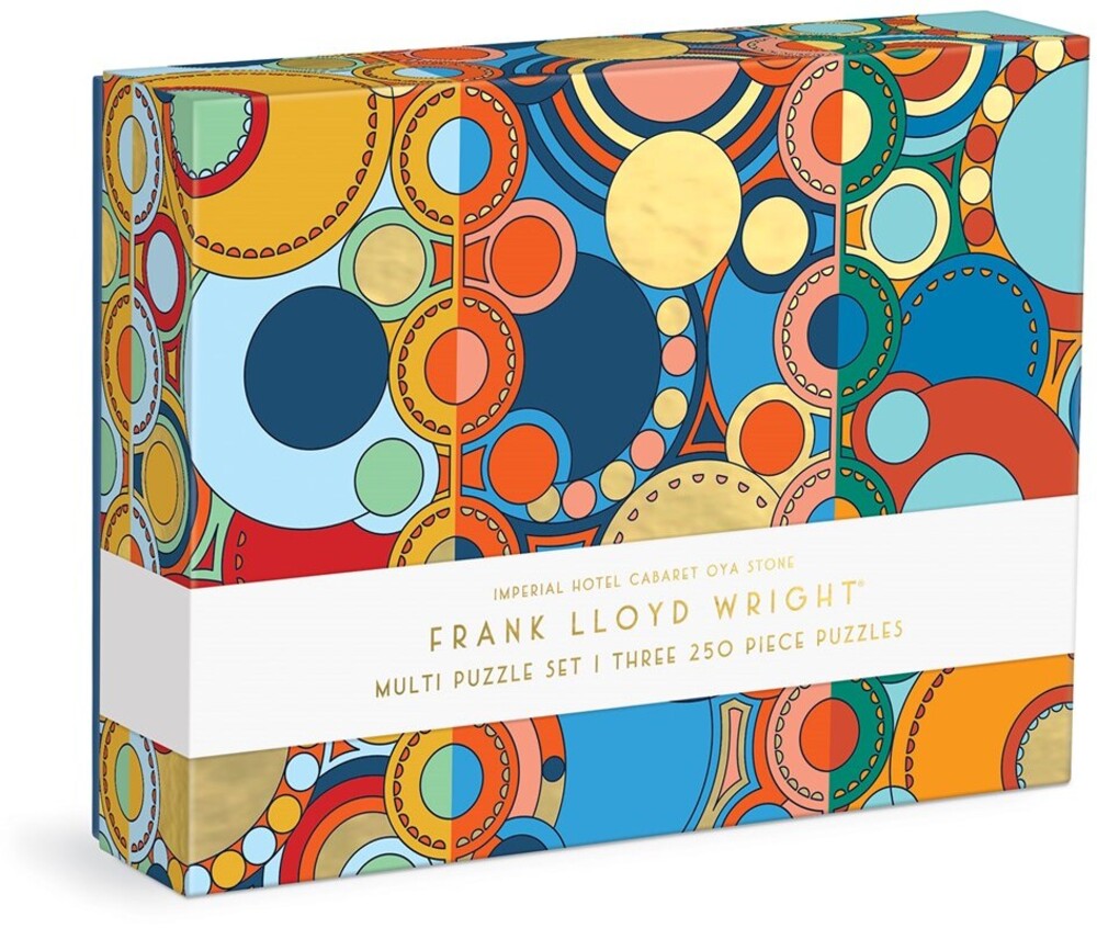Galison / Wright, Frank Lloyd - Frank Lloyd Wright Imperial Hotel Multi Puzzle Set