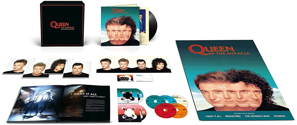 Queen - The Miracle: Collector’s Edition Box Set [5 CD/LP/Blu-ray/DVD]