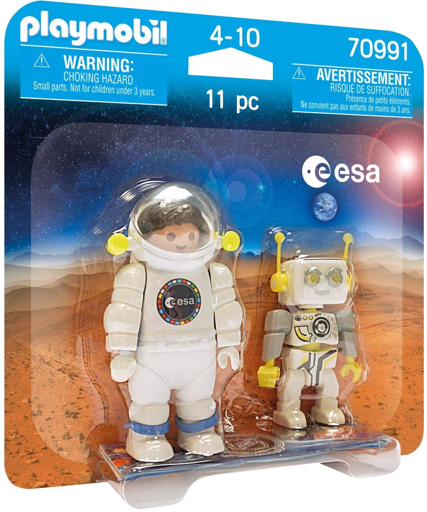 Playmobil - Duopack Esa Astronaut And Robert (Fig)