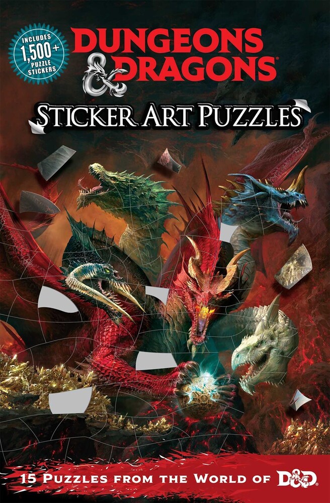 Editors of Thunder Bay Press - Dungeons & Dragons Sticker Art Puzzles (Dungeons & Dragons, D&D)