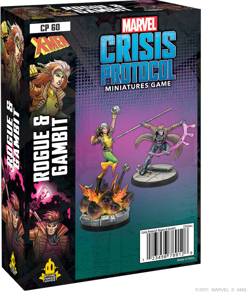 Marvel Crisis Protocol Rogue & Gambit Chtr Pack - Marvel Crisis Protocol Rogue & Gambit Chtr Pack