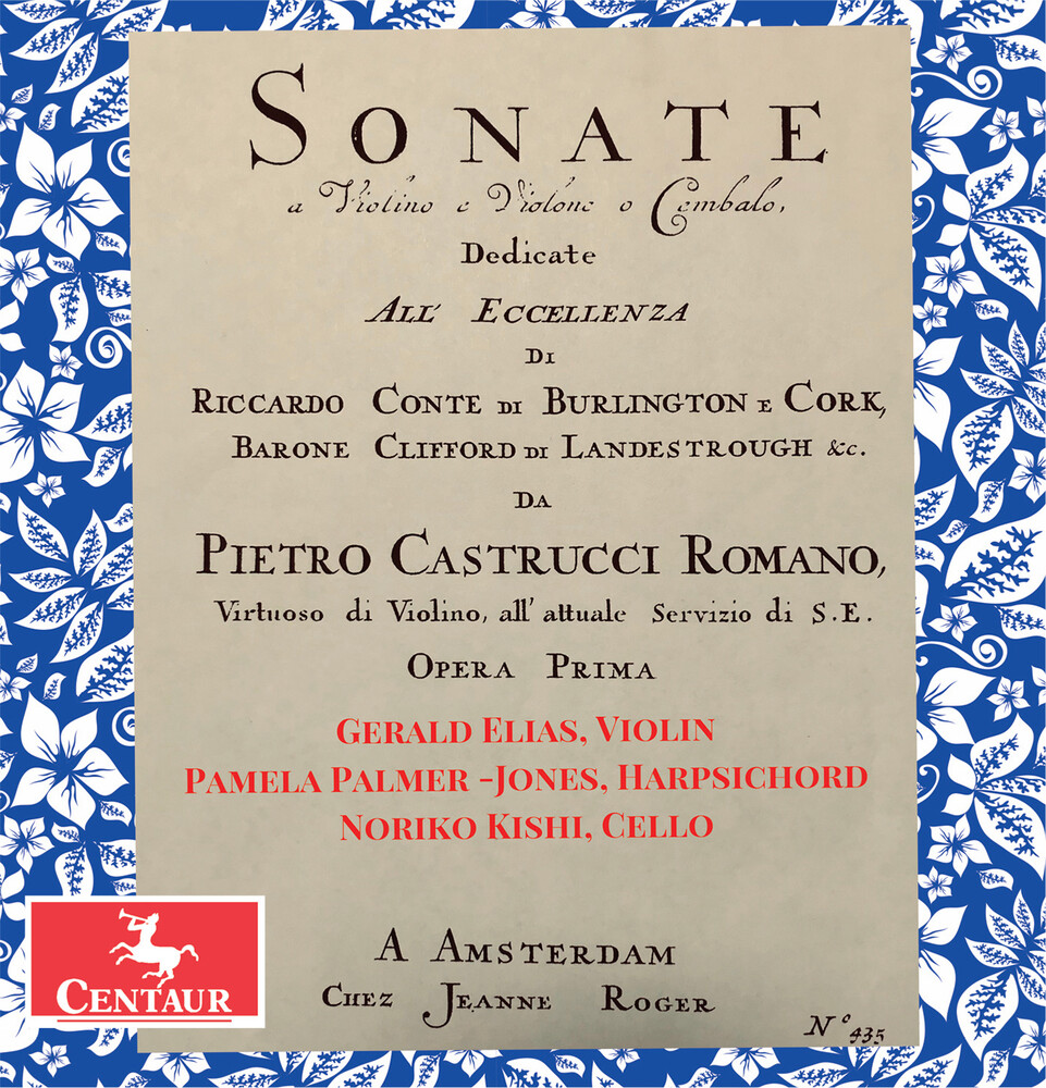 Castrucci / Elias / Kishi - Sonate A Violino E Violone (2pk)