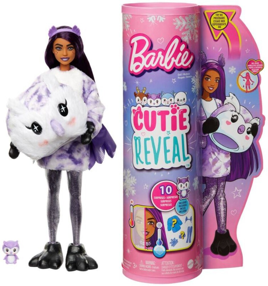 Barbie - Barbie Cutie Reveal Doll Winter Sparkle Owl