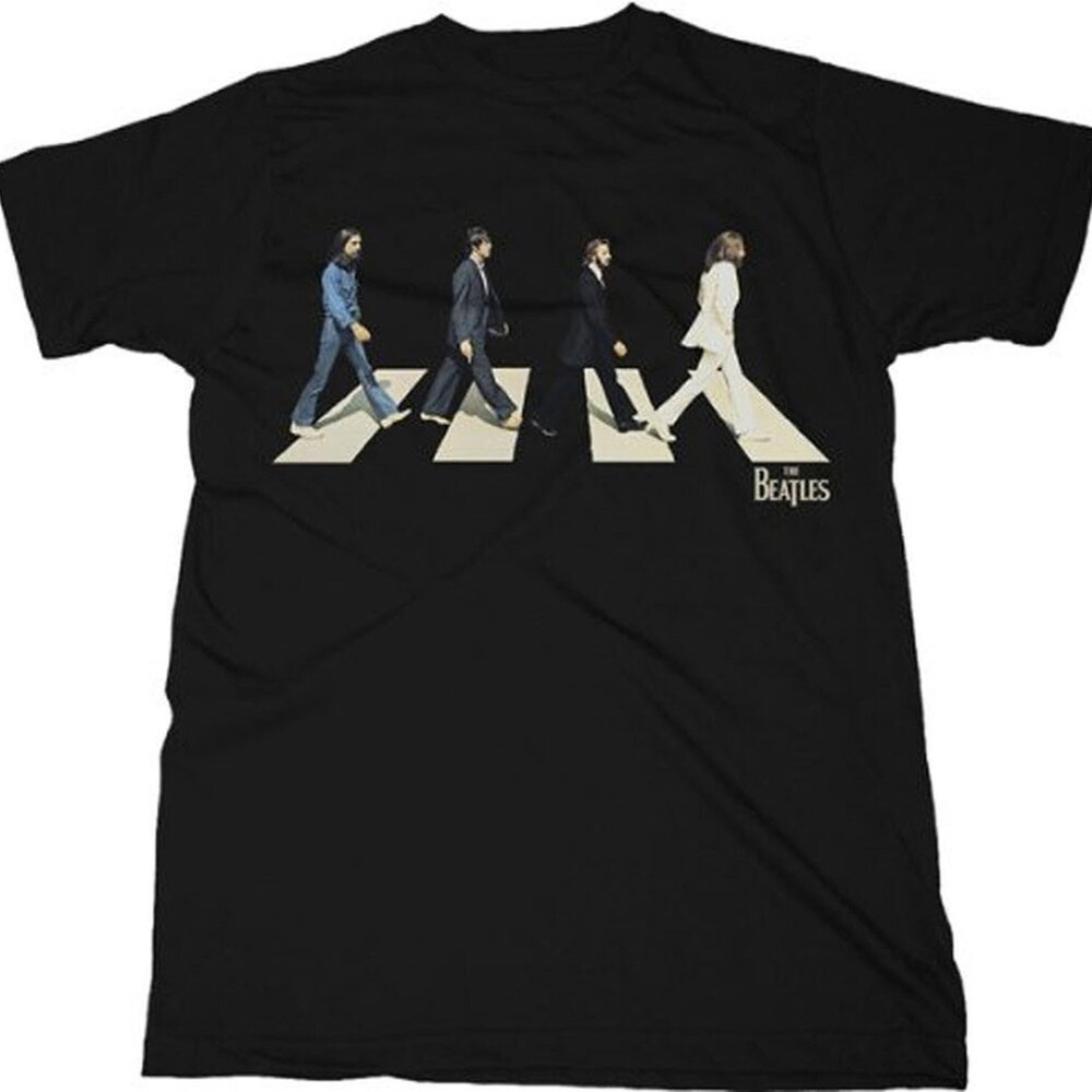 The Beatles - The Beatles Golden Slumbers Abbey Road Black Unisex Short Sleeve T-Shirt Large