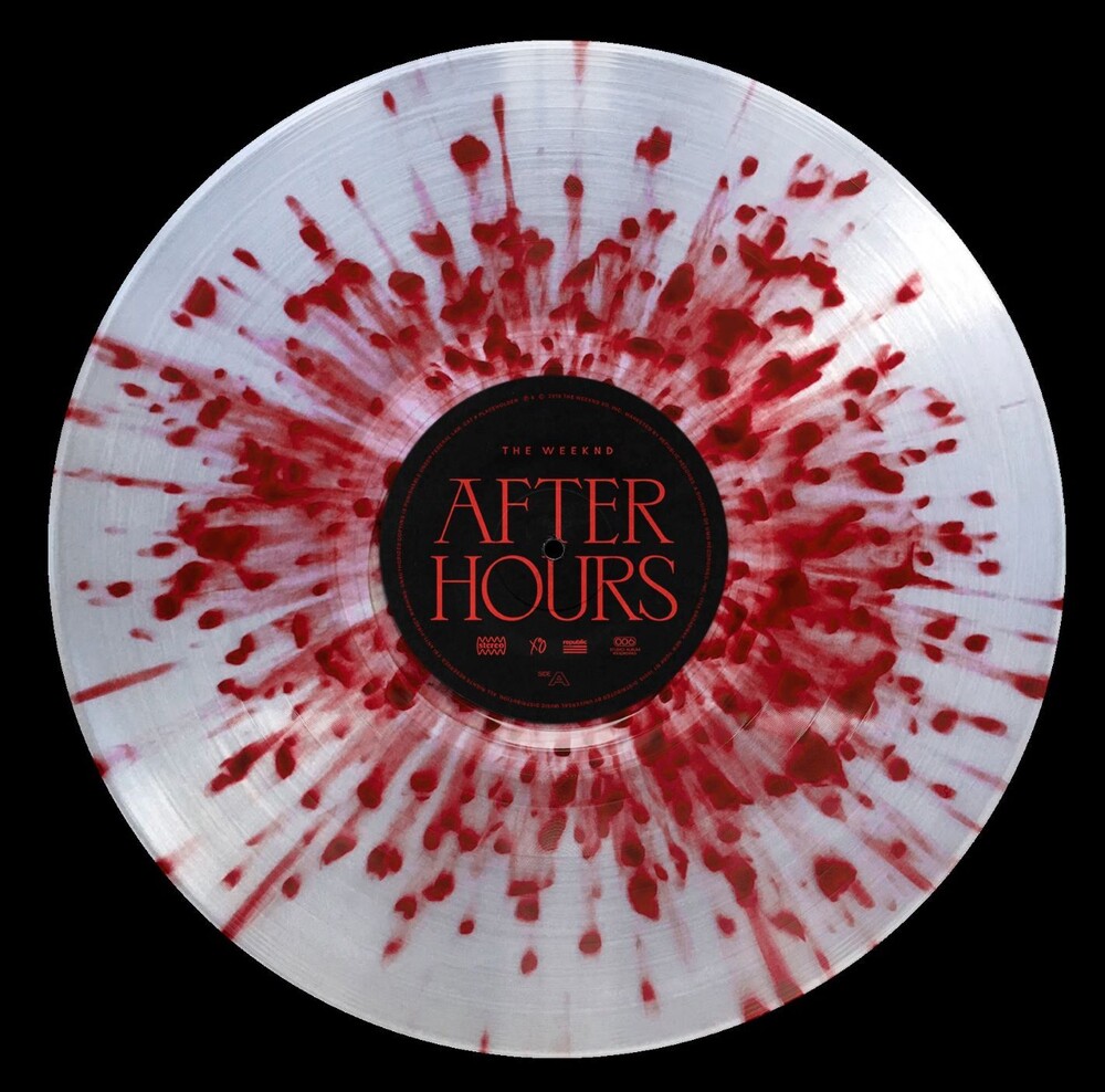 The Weeknd - After Hours [Limited Edition Clear w/Red Splatter 2LP]