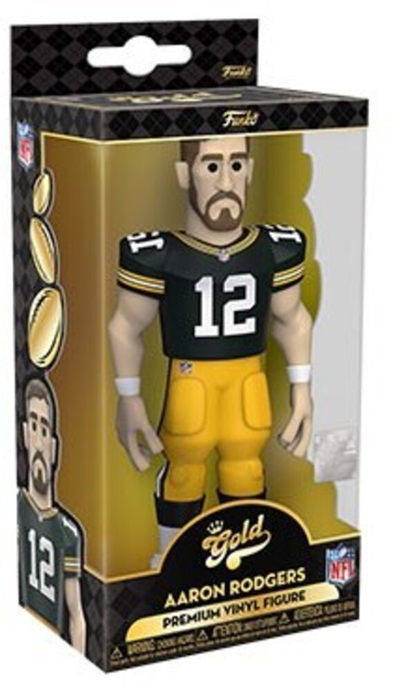 Funko Gold 5 NFL: - Packers- Aaron Rodgers (Home Uniform)(Styles May V