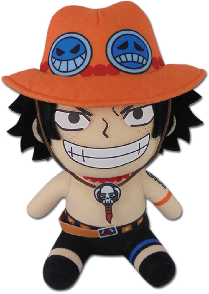 One Piece Ace Sitting Pose 7 Inch Plush - One Piece Ace Sitting Pose 7 Inch Plush (Plus)