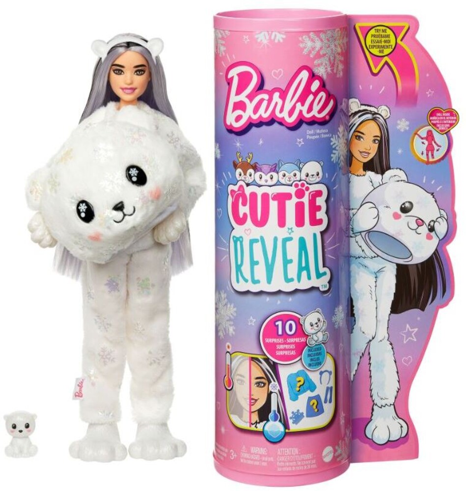 Barbie - Barbie Cutie Reveal Doll Winter Sparkle Polar Bear