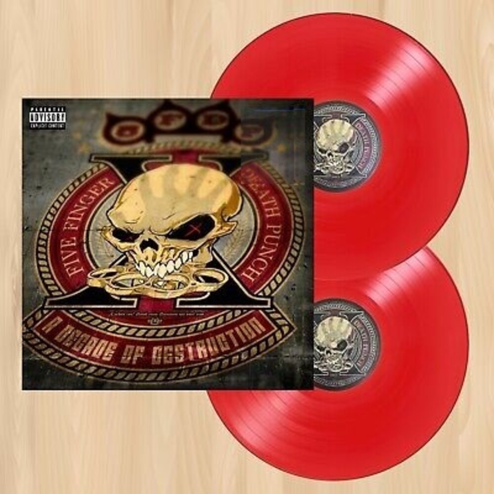 Five Finger Death Punch - A Decade Of Destruction - Crimson Red [Colored Vinyl] [Limited Edition]