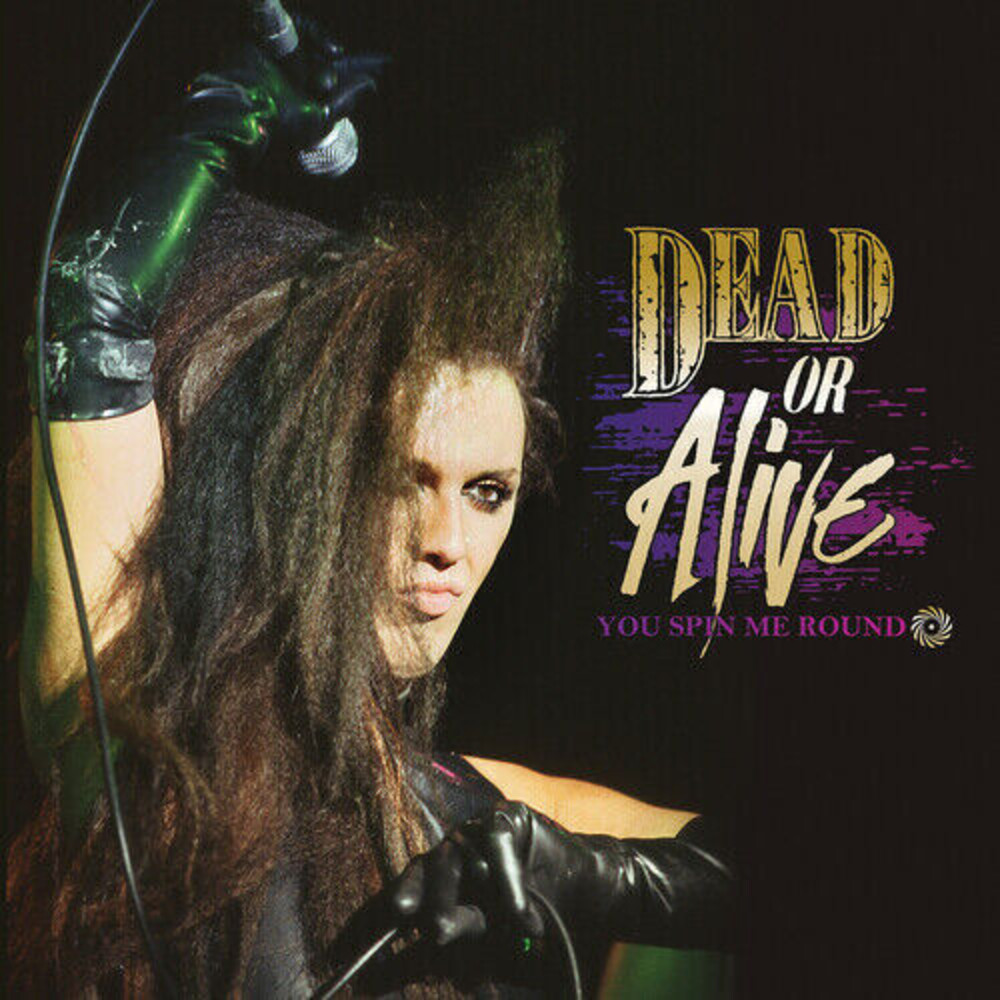 Dead Or Alive - You Spin Me Round - Purple/Black Splatter (Blk)