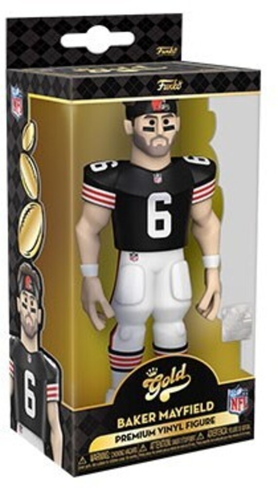 Funko Gold 5 NFL: - Browns- Baker Mayfield (Home Uniform)(Styles May V