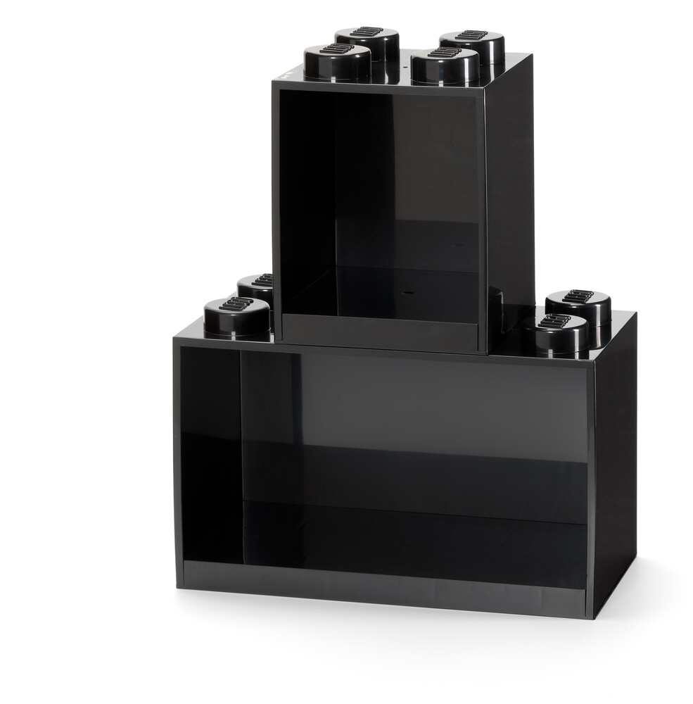 Room Copenhagen - Lego Brick Shelf Set In Black (Blk)