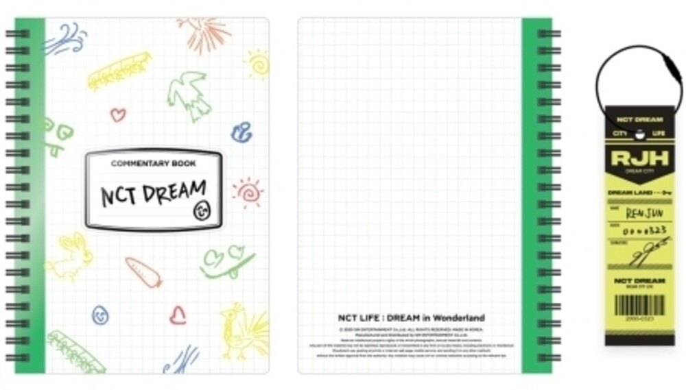 NCT Dream - NCT Life : Dream In Wonderland Commentary Book + Luggage Tag Set[Renjun]