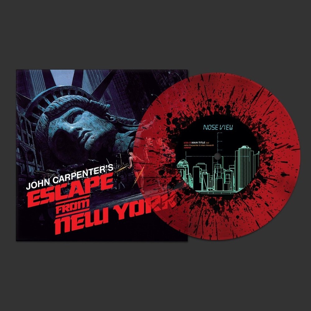 Escape From New York / O.S.T. - Escape From New York (Original Soundtrack) - Transparent Red/Black Splatter Vinyl