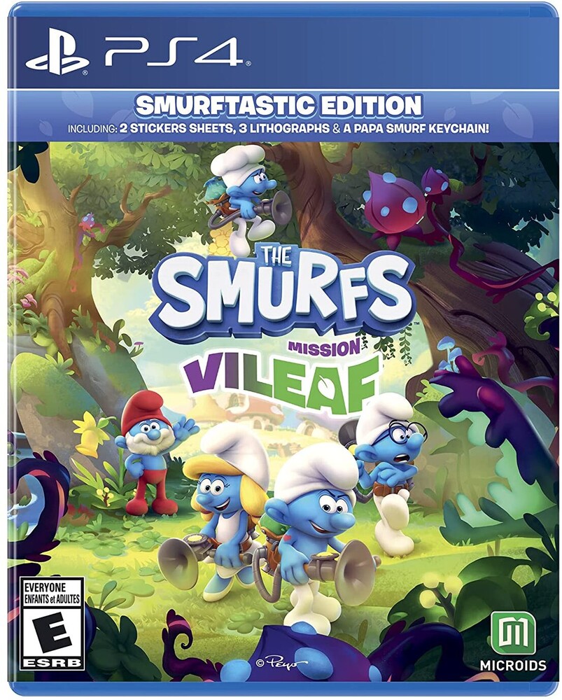 Ps4 Smurfs: Mission Vileaf - Smurftastic Ed - Ps4 Smurfs: Mission Vileaf - Smurftastic Ed