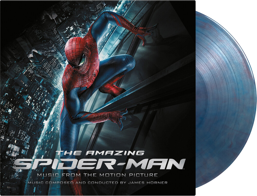 James Horner  (Blue) (Colv) (Gate) (Ogv) (Post) - Amazing Spider-Man - O.S.T. (Blue) [Colored Vinyl] (Gate)