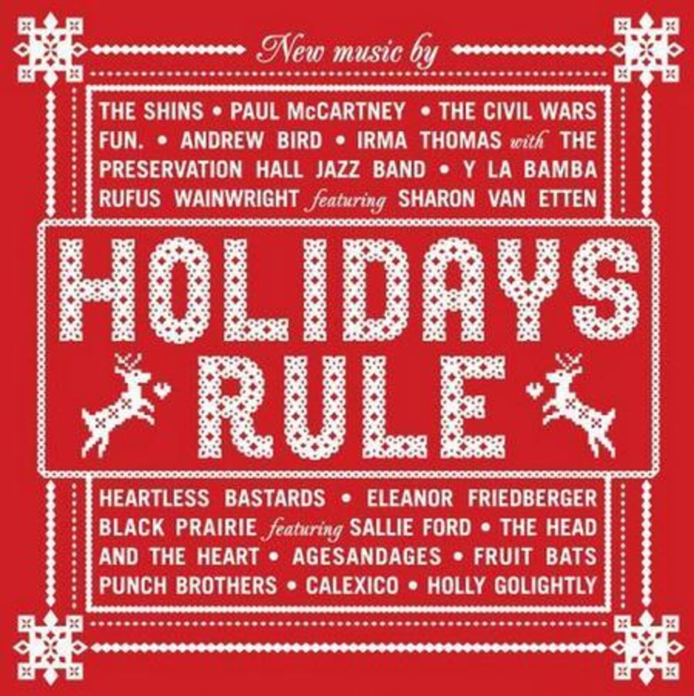 Various Artists - Holidays Rule [Translucent Red 2LP]