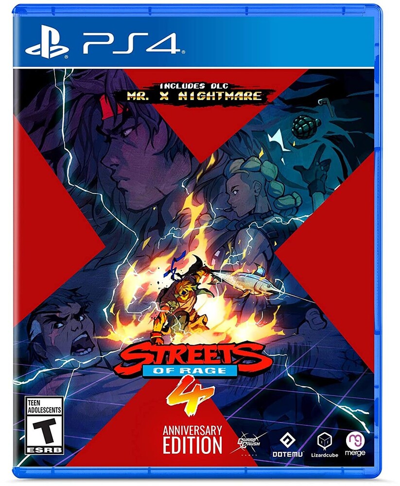 Ps4 Streets of Rage 4 - Anniversary Edition - Ps4 Streets Of Rage 4 - Anniversary Edition
