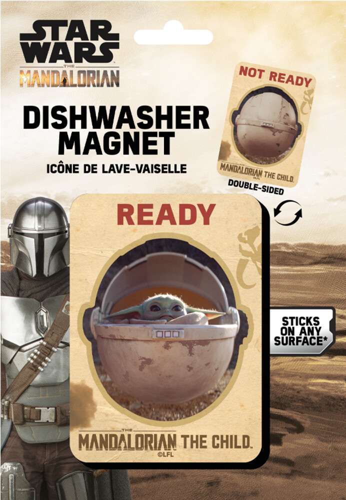 Star Wars Mandalorian Grogu Dishwasher Magnet - Star Wars Mandalorian Grogu Dishwasher Magnet