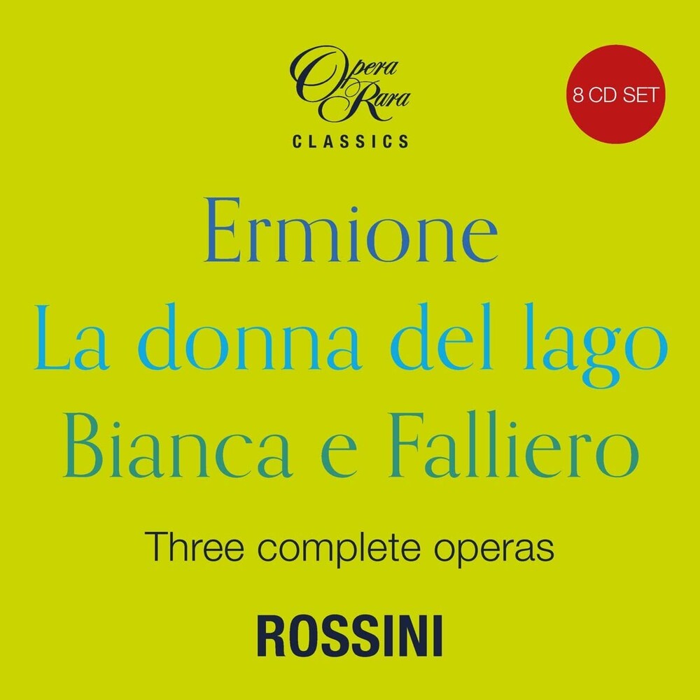 Gregory Kunde - Rossini In 1819 - Three Complete Operas (Ermione