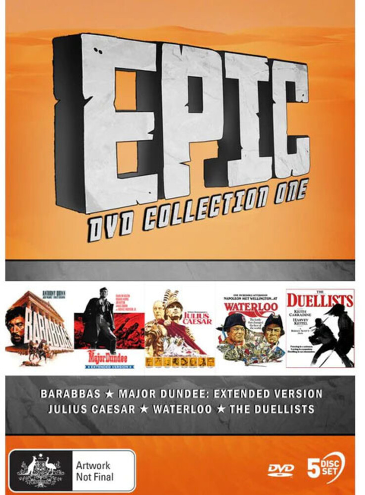 Epic DVD Coll 1: Barabbas / Major Dundee / Waterlo - Epic DVD Collection 1: Barabbas / Major Dundee / Waterloo / Julius Caesar / Duellists - NTSC/0