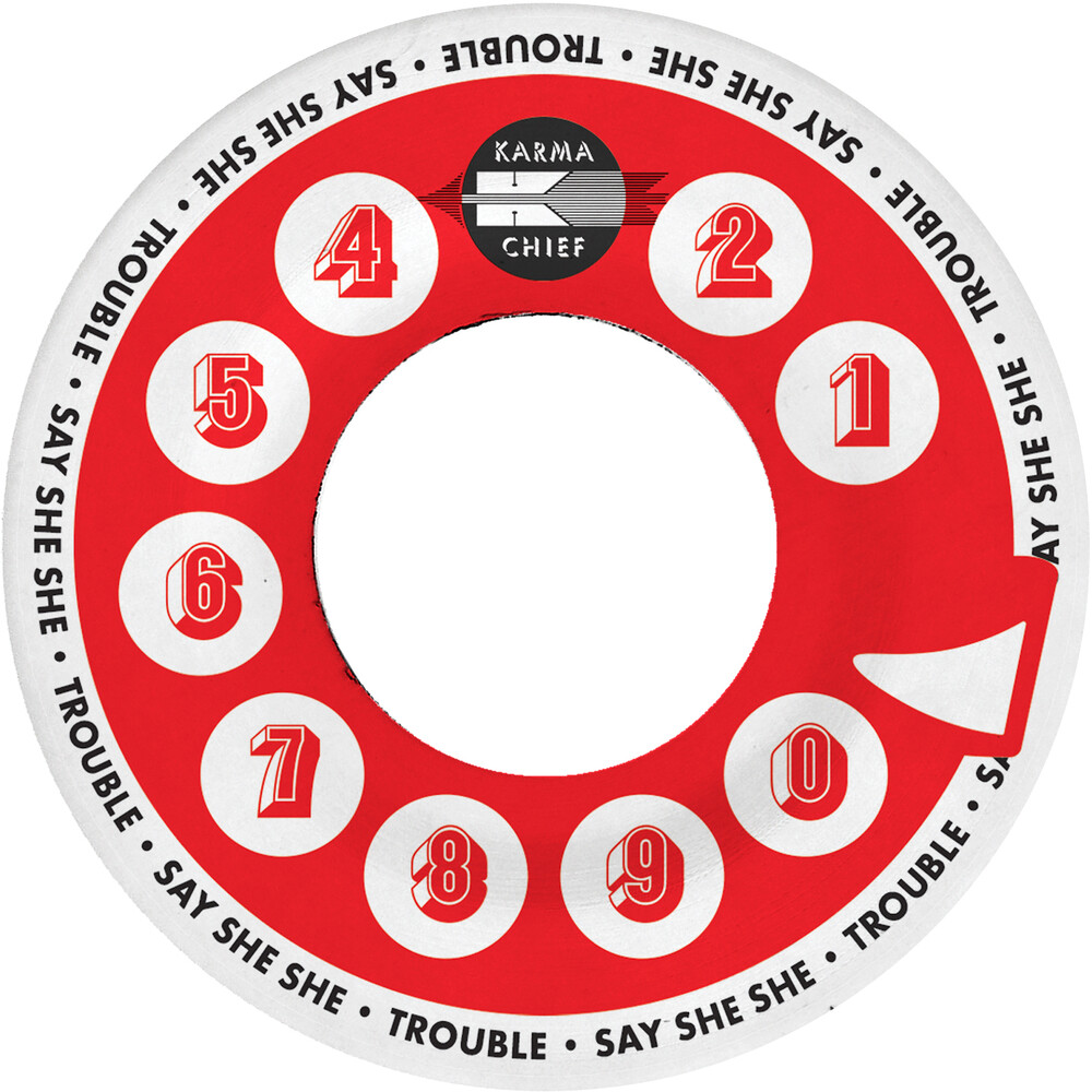 Say She She - Trouble / In My Head - Opaque Red [Clear Vinyl] (Red)