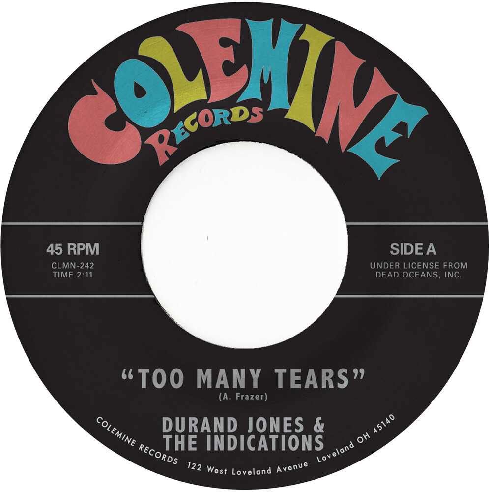 Durand Jones & The Indications - Too Many Tears / Cruisin' to the Parque [Sea Glass Blue Vinyl Single]