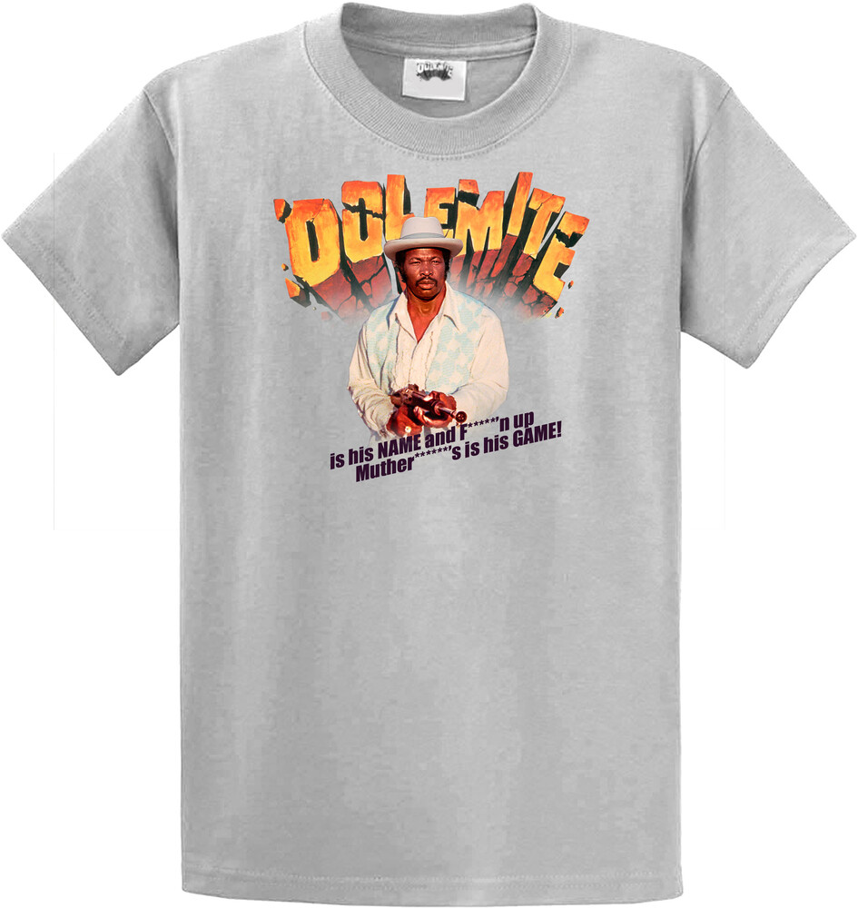 Rudy Ray Moore - Dolemite Is My Name! Grey Unisex Short Sleeve T-shirt L