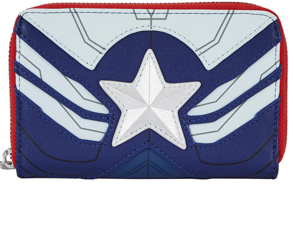 Loungefly Marvel: - Falcon Captain America Cosplay Zip Around Wallet