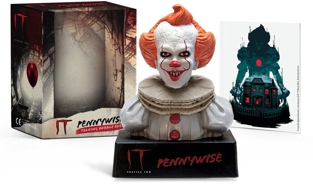 Running Press /Warner Bros Consumer Products Inc - It Pennywise Talking Bobble Bust (Box) (Ppbk)
