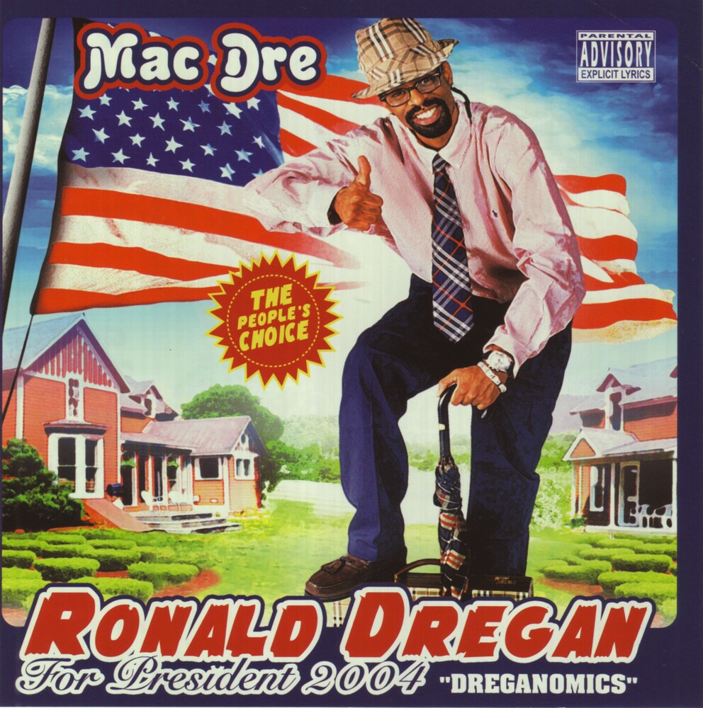 Mac Dre - Ronald Dregan - Blue/red