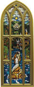 Harry Potter - Resin Plaque - Mermaid Stained Glass Window