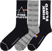 Perri's - Pink Floyd - Volume - Crew Socks (3 Pack) 