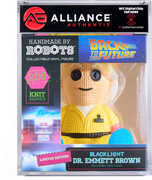 Back to the Future - Dr. Emmett Brown Blacklight Limited Edition Vinyl Figure - Alliance Authentic Encapsulated