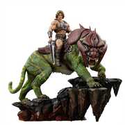Masters of the Universe - Art Scale 1/ 10 - He-Man and Battle Cat Deluxe Statue 