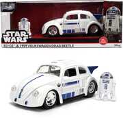 Star Wars - Hollywood Rides - 1:24 1959 Volkswagen Drag Beetle Die-Cast Car & R2-D2 Figure
