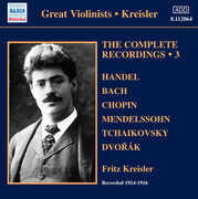 V 3: Kreisler - Complete Recor , Fritz Kreisler