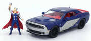 Jada Toys - 1:24 Marvel - Hollywood Rides - '15 Dodge Challenger SRT8 Hellcat with Thor Figure 