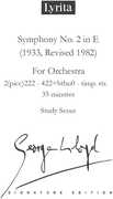 Symphony No. 2 - Study Score