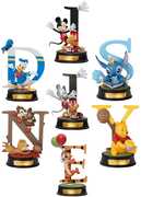 Beast Kingdom - Disney - Mini D-Stage - Alphabet Art Blind Box 6ct Display 