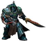 JOYTOY - Warhammer 40K: The Horus Heresy - Alpha Legion: Legion Praetor in Cataphractii Terminator Armour 1/ 18 Action Figure 